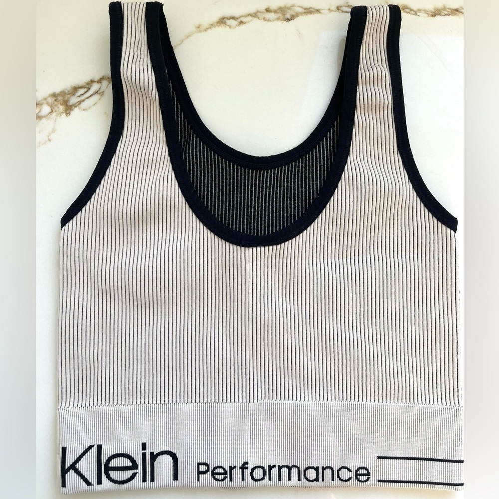 Calvin Klein Performance Ribbed Crop Top size xs - Picture 3 of 4